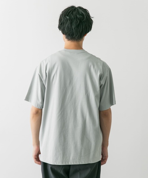 【Stone 】コットンジャージTシャツ コットンジャージー トリムTシャツ | maison TOMORROWLAND