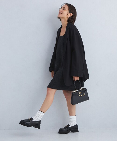 green label relaxing（グリーンレーベルリラクシング）の「＜PRATO MADE IN ITALY＞ワンハンドル バッグ / ショルダーバッグ（ショルダーバッグ・レディース・ベージュ/ブラック・FREE）」の15枚目の写真