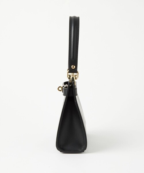 green label relaxing（グリーンレーベルリラクシング）の「＜PRATO MADE IN ITALY＞ワンハンドル バッグ / ショルダーバッグ（ショルダーバッグ・レディース・ベージュ/ブラック・FREE）」の3枚目の写真