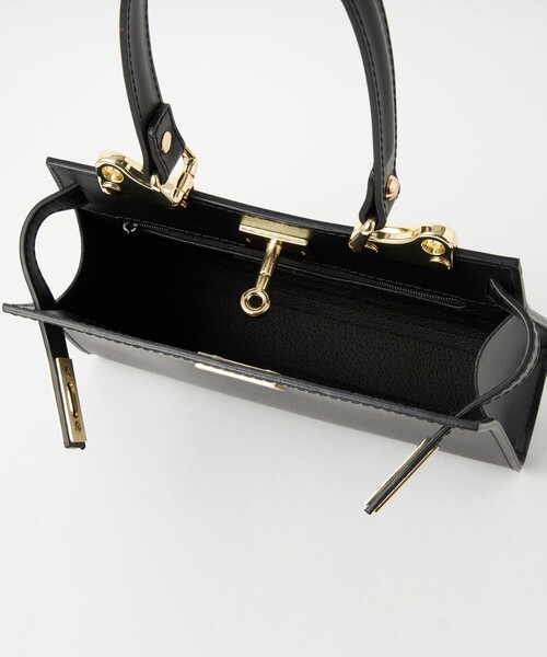 green label relaxing（グリーンレーベルリラクシング）の「＜PRATO MADE IN ITALY＞ワンハンドル バッグ / ショルダーバッグ（ショルダーバッグ・レディース・ベージュ/ブラック・FREE）」の19枚目の写真