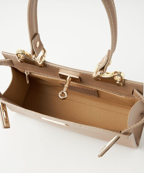green label relaxing（グリーンレーベルリラクシング）の「＜PRATO MADE IN ITALY＞ワンハンドル バッグ / ショルダーバッグ（ショルダーバッグ・レディース・ベージュ/ブラック・FREE）」の13枚目の写真