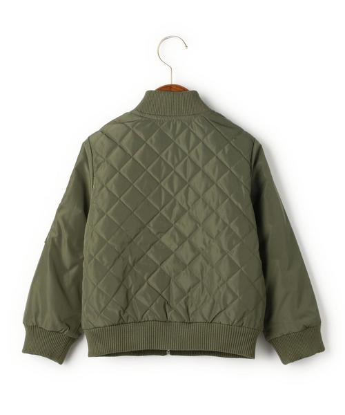 green label relaxing（グリーンレーベルリラクシング）の「【KIDS】キルト リブ ブルゾン（その他アウター・キッズ・ブラック/オリーブ・105/115/125/135/95）」の10枚目の写真