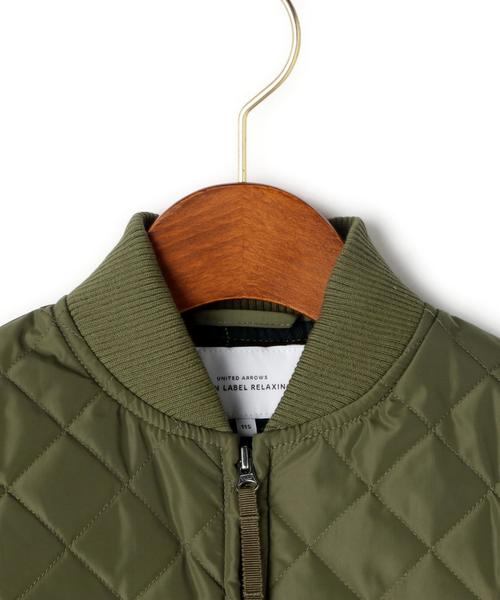green label relaxing（グリーンレーベルリラクシング）の「【KIDS】キルト リブ ブルゾン（その他アウター・キッズ・ブラック/オリーブ・105/115/125/135/95）」の11枚目の写真