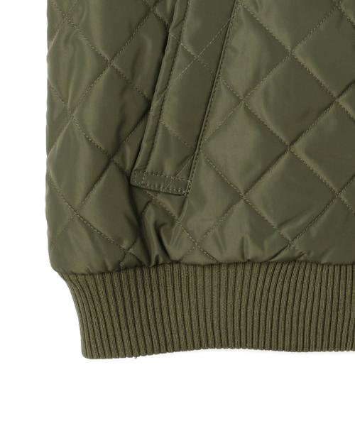 green label relaxing（グリーンレーベルリラクシング）の「【KIDS】キルト リブ ブルゾン（その他アウター・キッズ・ブラック/オリーブ・105/115/125/135/95）」の3枚目の写真