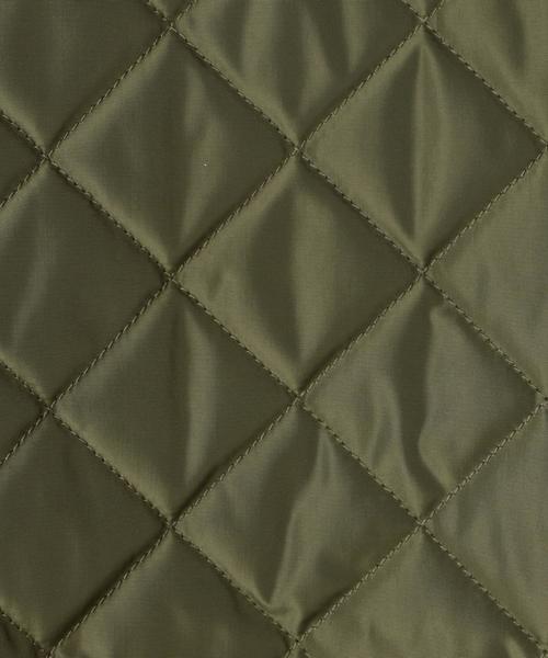 green label relaxing（グリーンレーベルリラクシング）の「【KIDS】キルト リブ ブルゾン（その他アウター・キッズ・ブラック/オリーブ・105/115/125/135/95）」の4枚目の写真