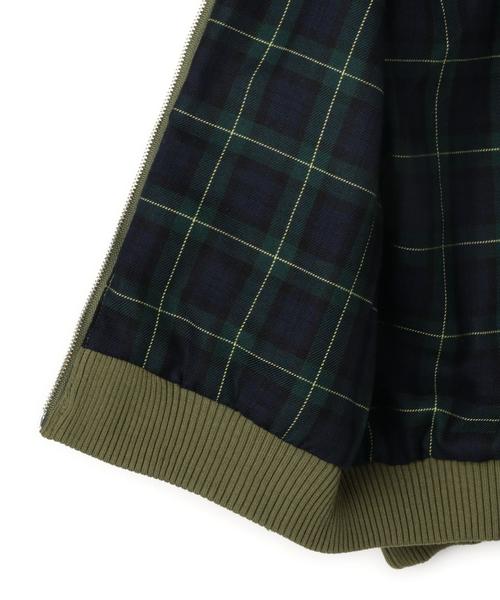 green label relaxing（グリーンレーベルリラクシング）の「【KIDS】キルト リブ ブルゾン（その他アウター・キッズ・ブラック/オリーブ・105/115/125/135/95）」の5枚目の写真