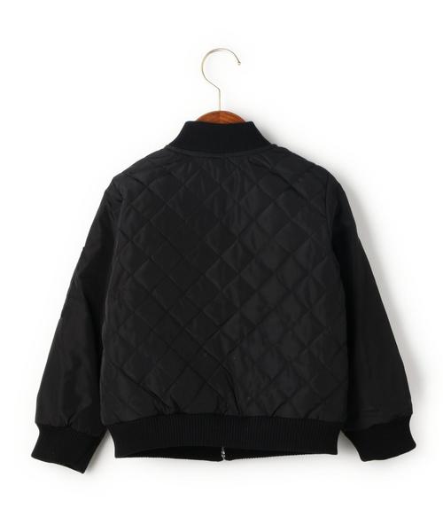 green label relaxing（グリーンレーベルリラクシング）の「【KIDS】キルト リブ ブルゾン（その他アウター・キッズ・ブラック/オリーブ・105/115/125/135/95）」の8枚目の写真