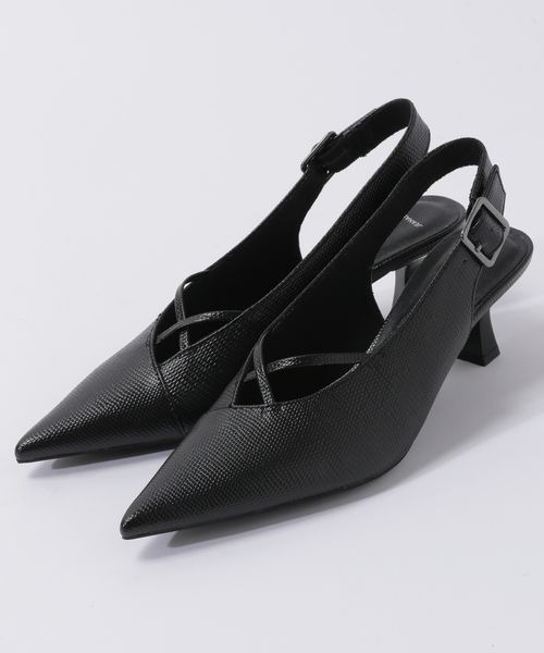 JEANASIS（ジーナシス）の「クロスポインテッドパンプス/133904（パンプス・レディース・シルバー/レッド/ブラック・MEDIUM/LARGE）」の13枚目の写真