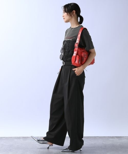 JEANASIS（ジーナシス）の「クロスポインテッドパンプス/133904（パンプス・レディース・シルバー/レッド/ブラック・MEDIUM/LARGE）」の8枚目の写真