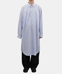 【my beautiful landlet】 POPLIN LONG PULLOVER SHIRT