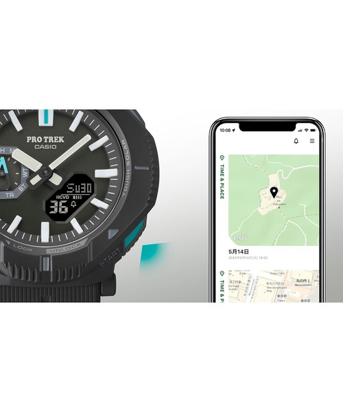 カシオ　PRO TREK Hiker Line/ PRJ-B001-1JF　新品 プロトレック ハイカーライン PRJ-B001-1JF メンズ ソーラー