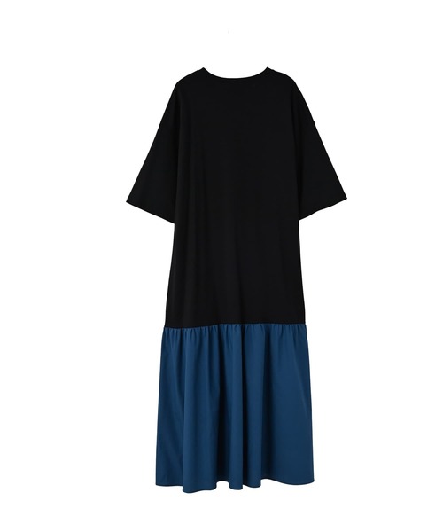 STYLE DELI（スタイルデリ）の「【BLK001】バイカラーワンピース（ワンピース・レディース・オフホワイト/ブラック・FREE）」の10枚目の写真