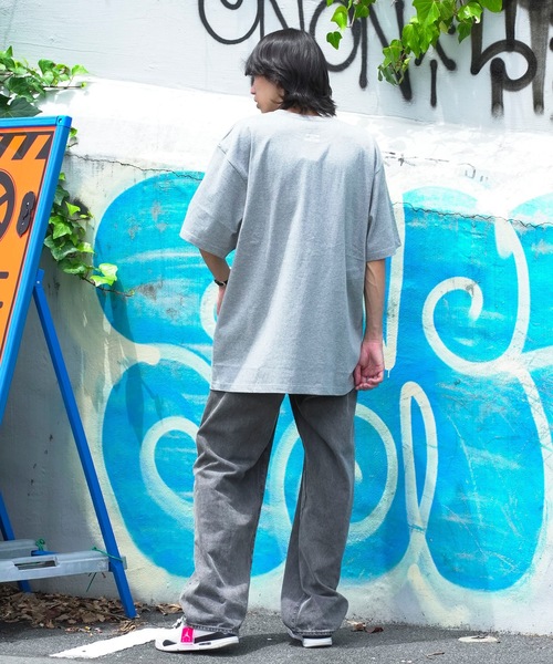 THRASHER(スラッシャー)の「HOMETOWN emb S/S T-SHIRTS/スラッシャーボックスシルエットワンポイント刺繍ブランドロゴ半袖Tシャツ(Tシャツ/カットソー・メンズ・ブラック×ホワイト/ネイビー/ブラック×グリーン/グレー×ホワイト/ホワイト×ブラック/ホワイト×ブルー・LARGE/MEDIUM/XX-LARGE/X-LARGE)」の10枚目の写真