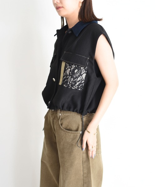 ドロストショートベスト Eimee Law│Eimee Law & LHELBIE 公式