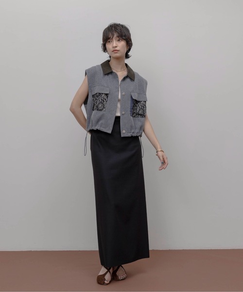 エイミーロウ  Eimee Law ドロストカラーモンスターコート ブラック 100%正規品 Eimee Law（エイミーロウ）の「ドロストカラー