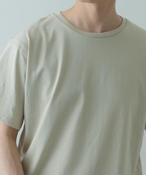 ITEMS URBANRESEARCH(アイテムズ アーバンリサーチ)の「撥水機能 クルーネック シルケットTシャツ(Tシャツ/カットソー・メンズ・ブラック/グレー系その他/ホワイト・MEDIUM/LARGE/X-LARGE)」の12枚目の写真