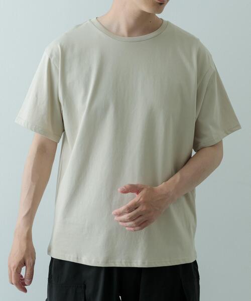 ITEMS URBANRESEARCH(アイテムズ アーバンリサーチ)の「撥水機能 クルーネック シルケットTシャツ(Tシャツ/カットソー・メンズ・ブラック/グレー系その他/ホワイト・MEDIUM/LARGE/X-LARGE)」の11枚目の写真