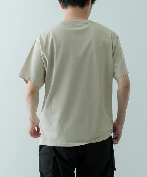 ITEMS URBANRESEARCH(アイテムズ アーバンリサーチ)の「撥水機能 クルーネック シルケットTシャツ(Tシャツ/カットソー・メンズ・ブラック/グレー系その他/ホワイト・MEDIUM/LARGE/X-LARGE)」の9枚目の写真
