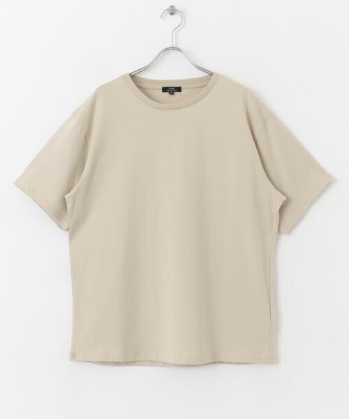 ITEMS URBANRESEARCH(アイテムズ アーバンリサーチ)の「撥水機能 クルーネック シルケットTシャツ(Tシャツ/カットソー・メンズ・ブラック/グレー系その他/ホワイト・MEDIUM/LARGE/X-LARGE)」の7枚目の写真