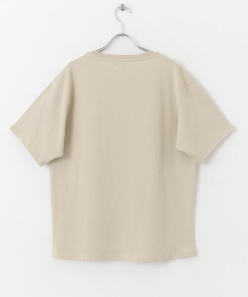 ITEMS URBANRESEARCH(アイテムズ アーバンリサーチ)の「撥水機能 クルーネック シルケットTシャツ(Tシャツ/カットソー・メンズ・ブラック/グレー系その他/ホワイト・MEDIUM/LARGE/X-LARGE)」の6枚目の写真