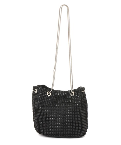 LAKOLE(ラコレ)の「キラキラストーン巾着ショルダーバッグ / 129915(ショルダーバッグ・レディース・その他1/ブラック/グレー・FREE)」の12枚目の写真