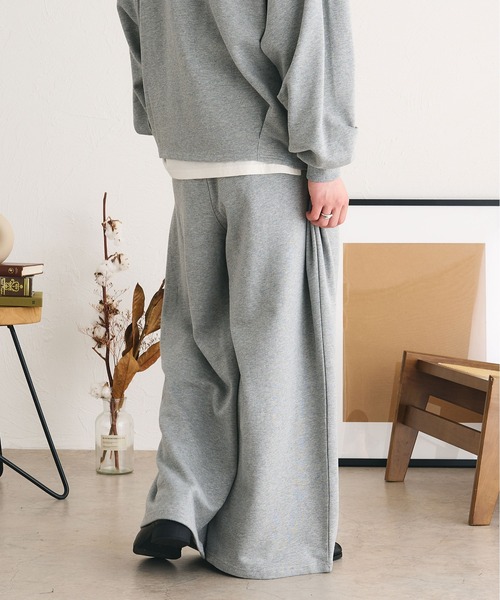 epnok（エプノック）の「サイドタックスウェットパンツ（スウェットパンツ・メンズ・グレー/ブラック・SMALL/MEDIUM/LARGE）」の14枚目の写真