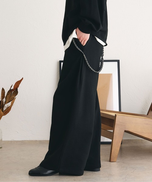 epnok（エプノック）の「サイドタックスウェットパンツ（スウェットパンツ・メンズ・グレー/ブラック・SMALL/MEDIUM/LARGE）」の5枚目の写真