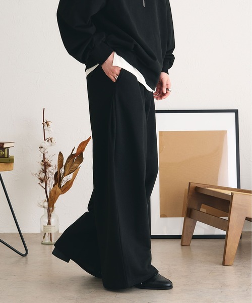 epnok（エプノック）の「サイドタックスウェットパンツ（スウェットパンツ・メンズ・グレー/ブラック・SMALL/MEDIUM/LARGE）」の4枚目の写真