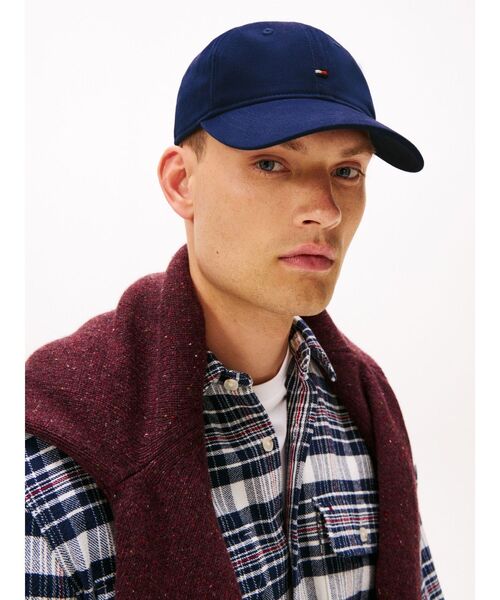 TOMMY HILFIGER（トミーヒルフィガー）の「フラッグソフト6パネルキャップ（キャップ・メンズ・ブルー/カーキ/マルチ/ネイビー・FREE）」の7枚目の写真