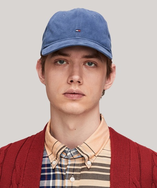 TOMMY HILFIGER（トミーヒルフィガー）の「フラッグソフト6パネルキャップ（キャップ・メンズ・ブルー/カーキ/マルチ/ネイビー・FREE）」の13枚目の写真
