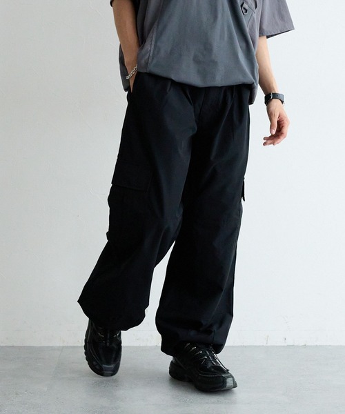 DC SHOES(ディーシーシューズ)の「【DC】バギーワイドカーゴパンツ/パラシュートパンツ(カーゴパンツ・メンズ・グリーン/ブラック・LARGE/MEDIUM)」の15枚目の写真