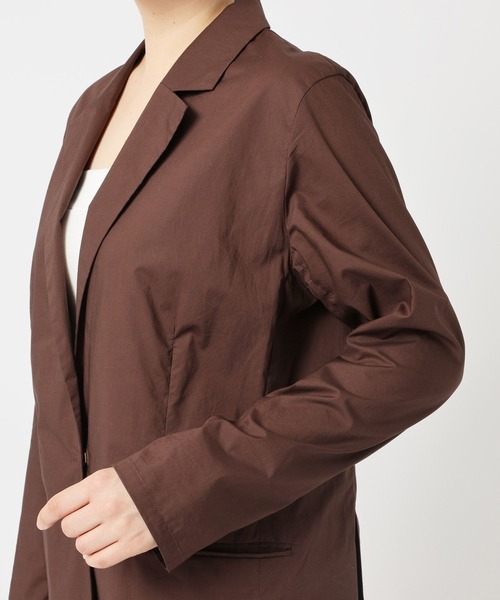 BARNYARDSTORM(バンヤードストーム)の「BARNYARDSTORM / シャツジャケット(テーラードジャケット・レディース・ブラウン/ネイビー・1/0)」の19枚目の写真