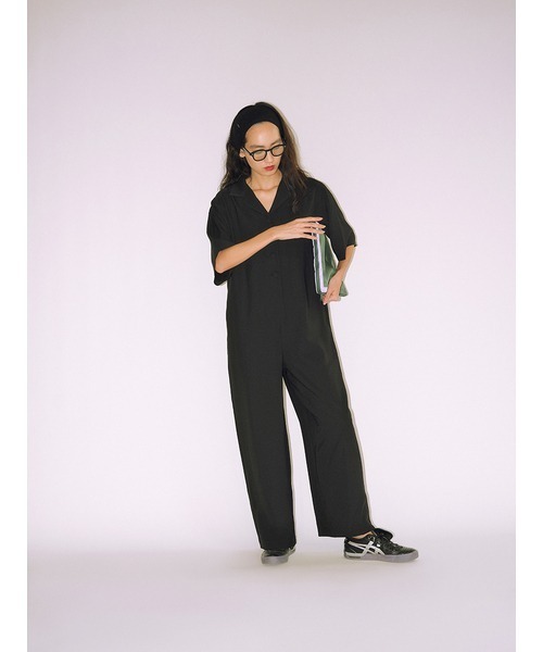 null.（ヌル）の「ハーフスリーブオールインワン（つなぎ