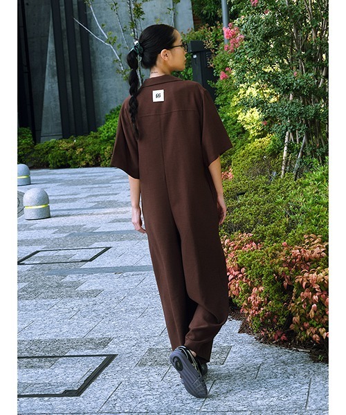 null.（ヌル）の「ハーフスリーブオールインワン（つなぎ