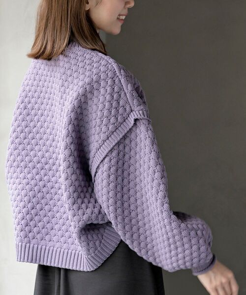 スケールあみハイネックニットプルオーバー（ニット/セーター）｜rps