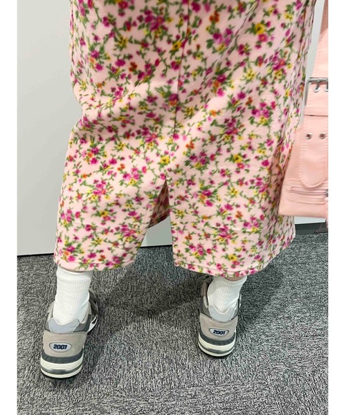 WC（ダブル シー）の「リトルフラワーカーゴロングスカート（スカート・レディース・アイボリー/ピンク・FREE）」の11枚目の写真