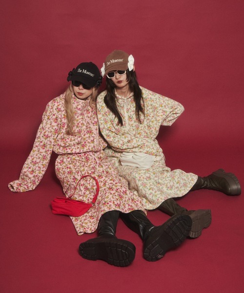 WC（ダブル シー）の「リトルフラワーカーゴロングスカート（スカート・レディース・アイボリー/ピンク・FREE）」の22枚目の写真