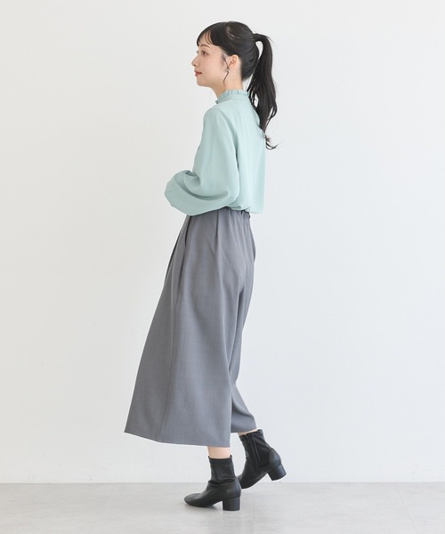 earth music&ecology（アースミュージックアンドエコロジー）の「フリルピンタックブラウス（シャツ/ブラウス・レディース・ブラック系その他5/アイボリー/ピンク/ミント・FREE）」の17枚目の写真