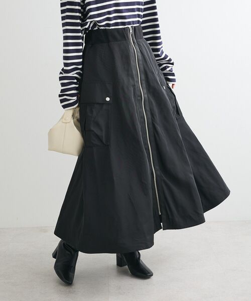 Sugar spoon(シュガースプーン)の「・SUGAR SPOON ミリタリーフレアスカート(スカート・レディース・ブラック/ボルドー/ブラウン/カーキ・FREE)」の8枚目の写真