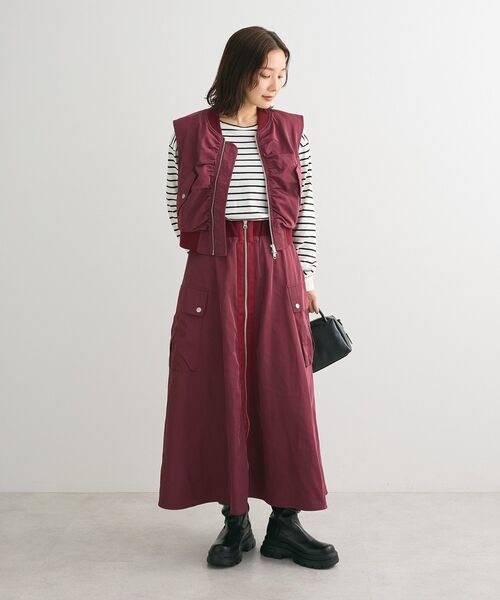 Sugar spoon(シュガースプーン)の「・SUGAR SPOON ミリタリーフレアスカート(スカート・レディース・ブラック/ボルドー/ブラウン/カーキ・FREE)」の12枚目の写真