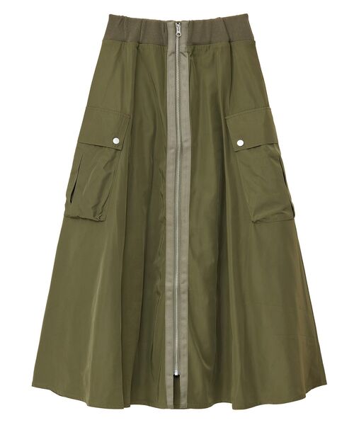 Sugar spoon(シュガースプーン)の「・SUGAR SPOON ミリタリーフレアスカート(スカート・レディース・ブラック/ボルドー/ブラウン/カーキ・FREE)」の14枚目の写真