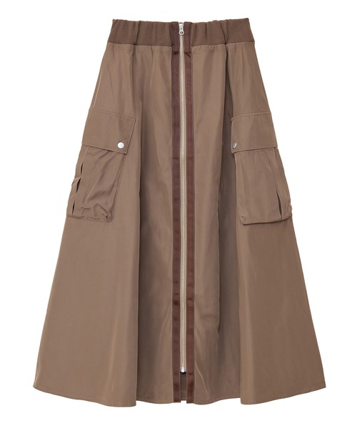 Sugar spoon(シュガースプーン)の「・SUGAR SPOON ミリタリーフレアスカート(スカート・レディース・ブラック/ボルドー/ブラウン/カーキ・FREE)」の3枚目の写真