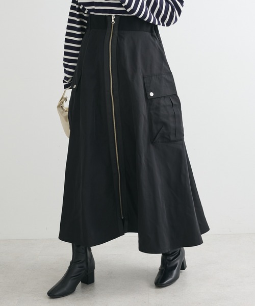 Sugar spoon(シュガースプーン)の「・SUGAR SPOON ミリタリーフレアスカート(スカート・レディース・ブラック/ボルドー/ブラウン/カーキ・FREE)」の2枚目の写真
