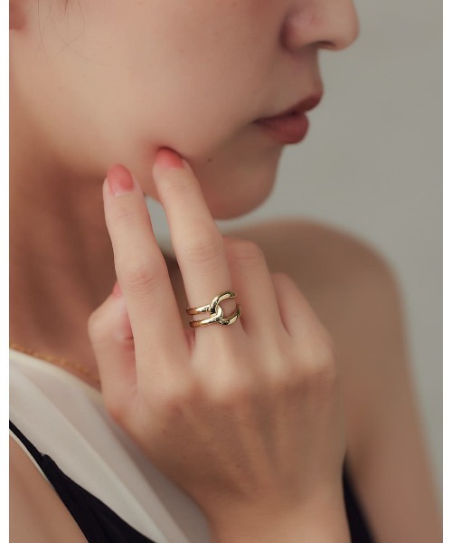 クロスツイストリング（リング）｜ChooMia（チュミア）のファッション