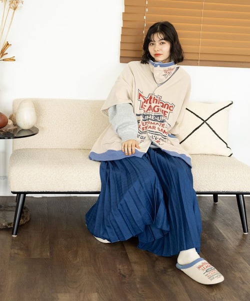 niko and...（ニコアンド）の「オリジナルリメイク風ルームシューズ（ルームシューズ/スリッパ・レディース・ベージュ/イエロー/グレー・MEDIUM/LARGE）」の9枚目の写真