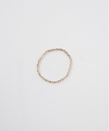 KUWARTO（クワルト）の「【KUWARTO】10Kチェーンリング（リング）」