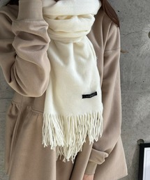 clear | 無地ストール [アレンジマフラー　あったか]≪2024AW新作≫(マフラー)