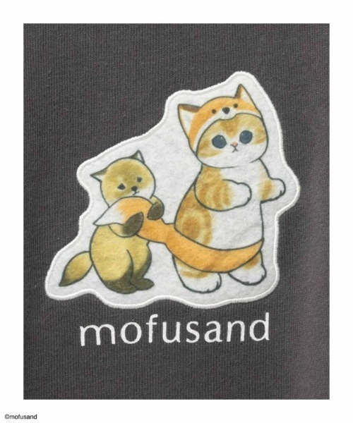 mofusand モフサンド フォックスプリントトレーナー（スウェット