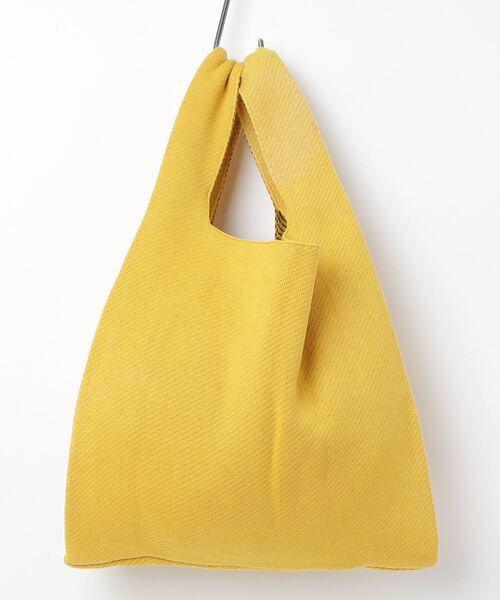 C.E.L.STORE（セルストア）の「THRIFTY LOOK/スリフティールック THRIFTY KNIT TOTE ニット トートバッグ（トートバッグ・メンズ・ブラック/イエロー・ONE SIZE）」の3枚目の写真