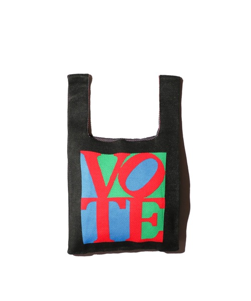 C.E.L.STORE（セルストア）の「THRIFTY LOOK/スリフティールック THRIFTY KNIT TOTE ニット トートバッグ（トートバッグ・メンズ・ブラック/イエロー・ONE SIZE）」の13枚目の写真